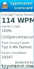 What does it take to be 99.9 percentile on Typeracer.com? : r/learntyping