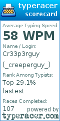 Scorecard for user _creeperguy_