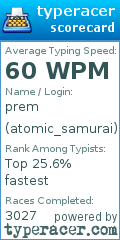Scorecard for user atomic_samurai