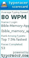 Scorecard for user bible_memory_app