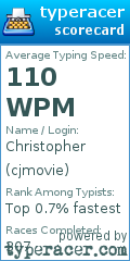 Scorecard for user cjmovie