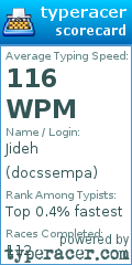 Scorecard for user docssempa