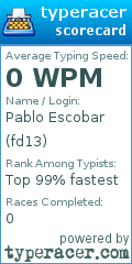 Scorecard for user fd13