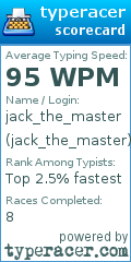 Scorecard for user jack_the_master