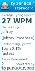Scorecard for user jeffrey_mcentee