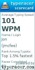 Scorecard for user jmcfee