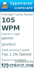 Scorecard for user jmnhn
