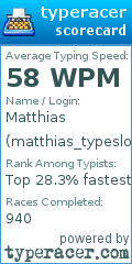 Scorecard for user matthias_typeslow