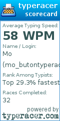 Scorecard for user mo_butontyperacer