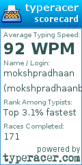Scorecard for user mokshpradhaanbabavibuthim