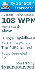 Scorecard for user mytypingskillsare_lksdfdfggh