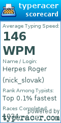 Scorecard for user nick_slovak
