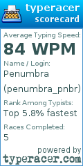 Scorecard for user penumbra_pnbr