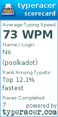 Scorecard for user poolkadot