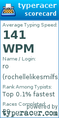Scorecard for user rochellelikesmilfs