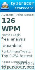 Scorecard for user wuumboo